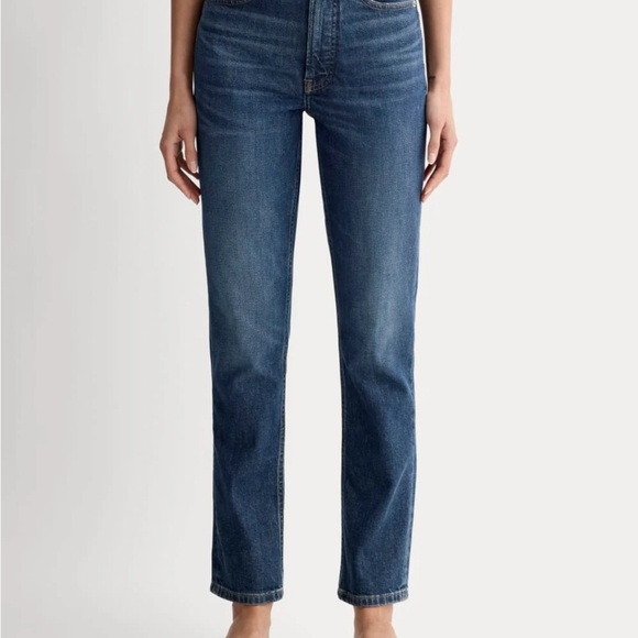 Everlane original cheeky jeans straight leg size 26 organic cotton - Picture 2 of 7